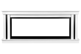 Каминокомплект Cosmo 60 (Разборный) - Белый с черным с очагом Vision 60 LED