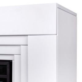 Электрокамин RealFlame Stanley 26 WT белый с очагом 3D Helios 26