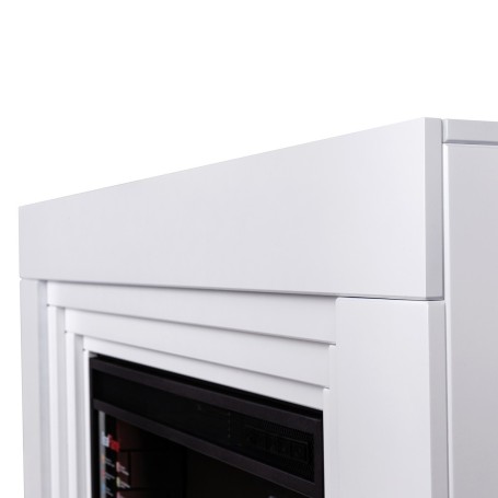 Электрокамин RealFlame Stanley 26 WT белый с очагом 3D Helios 26