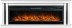 Каминокомплект Cosmo 60 (Разборный) - Белый с черным с очагом Vision 60 LOG LED
