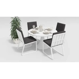 Стол обеденный Gardenini Voglie Round белый