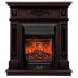 Электрокамин RealFlame Lilian DN орех с очагом Majestic Lux Black